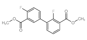 DIMETHYL 2,4'-DIFLUORO-[1,1'-BIPHENYL]-3,3'-DICARBOXYLATE picture