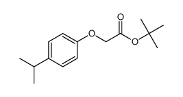 tert-butyl 2-(4-isopropylphenoxy)acetate Structure
