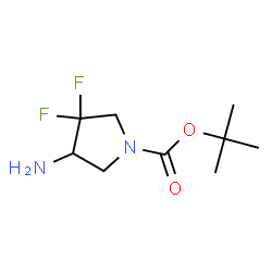 3-Amino-1-Boc-4,4-difluoropyrrolidine Structure
