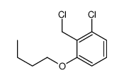 1-butoxy-3-chloro-2-(chloromethyl)benzene Structure