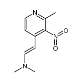 2-(2-methyl-3-nitro-4-pyridyl)-N,N-dimethyletheneamine Structure