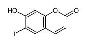 6-iodo-7-hydroxycoumarin Structure