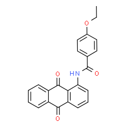 N-(9,10-dioxo-9,10-dihydro-1-anthracenyl)-4-ethoxybenzamide结构式