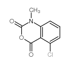 N-甲基-5-氯靛红酸酐结构式