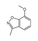 1,2-Benzisoxazole,7-methoxy-3-methyl-(9CI) Structure