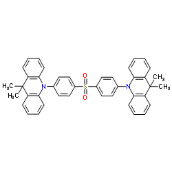 Bis[4-(9,9-diMethyl-9,10-dihydroacridine)phenyl]solfone structure