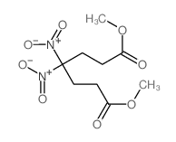 Heptanedioic acid,4,4-dinitro-, 1,7-dimethyl ester structure