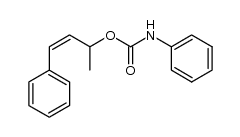 (Z)-4-phenylbut-3-en-2-yl N-phenylcarbamate Structure