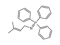 3-methyl-N-(triphenylphosphoranylidene)but-2-en-1-amine结构式