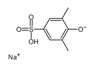 sodium 4-hydroxy-3,5-dimethylbenzenesulphonate结构式