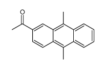 1-(9,10-dimethylanthracen-2-yl)ethanone structure