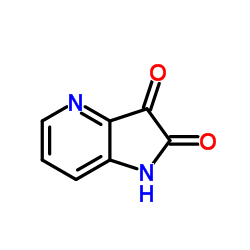 1H-吡咯并[3,2-b]吡啶-2,3-二酮结构式