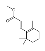 methyl 3-(2,6,6-trimethylcyclohexen-1-yl)prop-2-enoate Structure