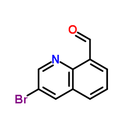 3-bromoquinoline-8-carbaldehyde结构式