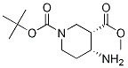 顺式-1-BOC-4-氨基哌啶-3-甲酸甲酯图片