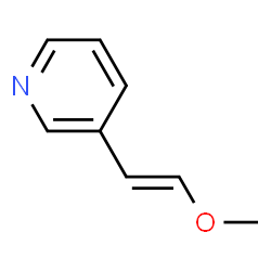 Pyridine, 3-[(1E)-2-methoxyethenyl]- (9CI)结构式