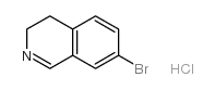 7-bromo-3,4-dihydroisoquinoline,hydrochloride Structure