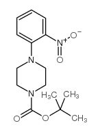 1-Boc-4-(2-硝基苯基)哌嗪结构式