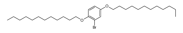 2-bromo-1,4-didodecoxybenzene结构式