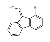 (NE)-N-(1-bromofluoren-9-ylidene)hydroxylamine structure