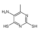 5-amino-6-methyl-1H-pyrimidine-2,4-dithione Structure