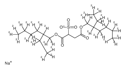 Docusate-d34 sodium Structure