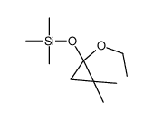 Silane, [(1-ethoxy-2,2-dimethylcyclopropyl)oxy]trimethyl- (9CI) Structure