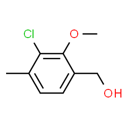 3-Chloro-2-methoxy-4-methylbenzyl alcohol Structure