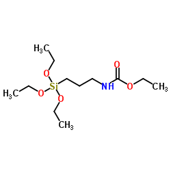 [3-(三乙氧基硅基)丙基]氨基甲酸乙酯结构式