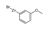 (3-methoxyphenyl)zinc(II) bromide Structure