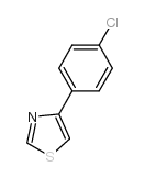 4-(4-氯苯基)噻唑结构式