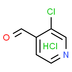 3-Chloroisonicotinaldehyde hydrochloride structure