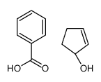 benzoic acid,(1R)-cyclopent-2-en-1-ol结构式