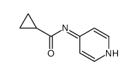 Cyclopropanecarboxamide, N-4-pyridinyl- (9CI)结构式