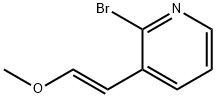 2-bromo-3-(2-methoxyethenyl)pyridine structure