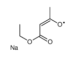 (1-Ethoxy-1,3-dioxo-2-butanyl)sodium Structure