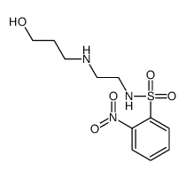 N-[2-(3-hydroxypropylamino)ethyl]-2-nitrobenzenesulfonamide结构式