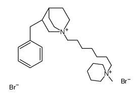 8-benzyl-1-[7-(1-methyl-3,4,5,6-tetrahydro-2H-pyridin-1-yl)heptyl]-1-a zoniabicyclo[2.2.2]octane dibromide picture