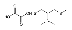 1,3-bis(methylsulfanyl)propan-2-yl-dimethylazanium,2-hydroxy-2-oxoacetate Structure
