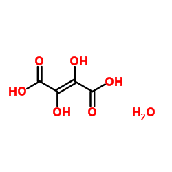 Dihydroxyfumaric acid (hydrate) structure