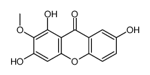 1,3,7-Trihydroxy-2-methoxyxanthone structure
