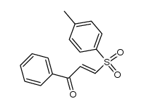 1-phenyl-3t-(toluene-4-sulfonyl)-propenone Structure