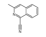 3-Methyl-1-isoquinolinecarbonitrile结构式