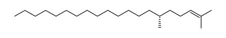 (R)-2,6-dimethyl-2-icosene结构式