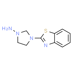 1-Imidazolidinamine,3-(2-benzothiazolyl)-(9CI) structure