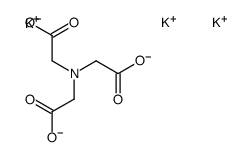 N,N-二(羧甲基)甘氨酸三钾盐结构式