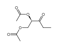 (2R)-1,2-di(acetyloxy)pentan-3-one结构式