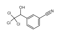 3-(2,2,2-trichloro-1-hydroxyethyl)benzonitrile Structure