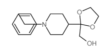 [2-(1-benzyl-4-piperidyl)-1,3-dioxolan-2-yl]methanol Structure