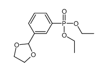 2-(3-diethoxyphosphorylphenyl)-1,3-dioxolane结构式